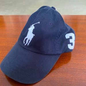 Polo Leather strap black hat